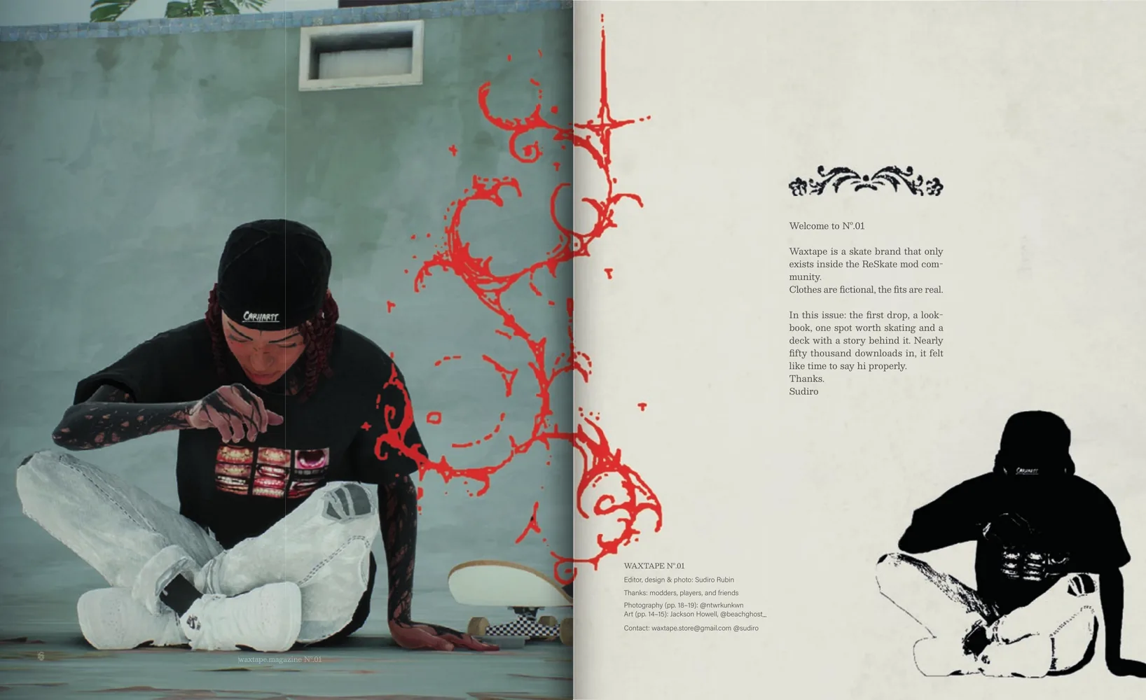 Waxtape Nº 01, pages 6–7 of 44