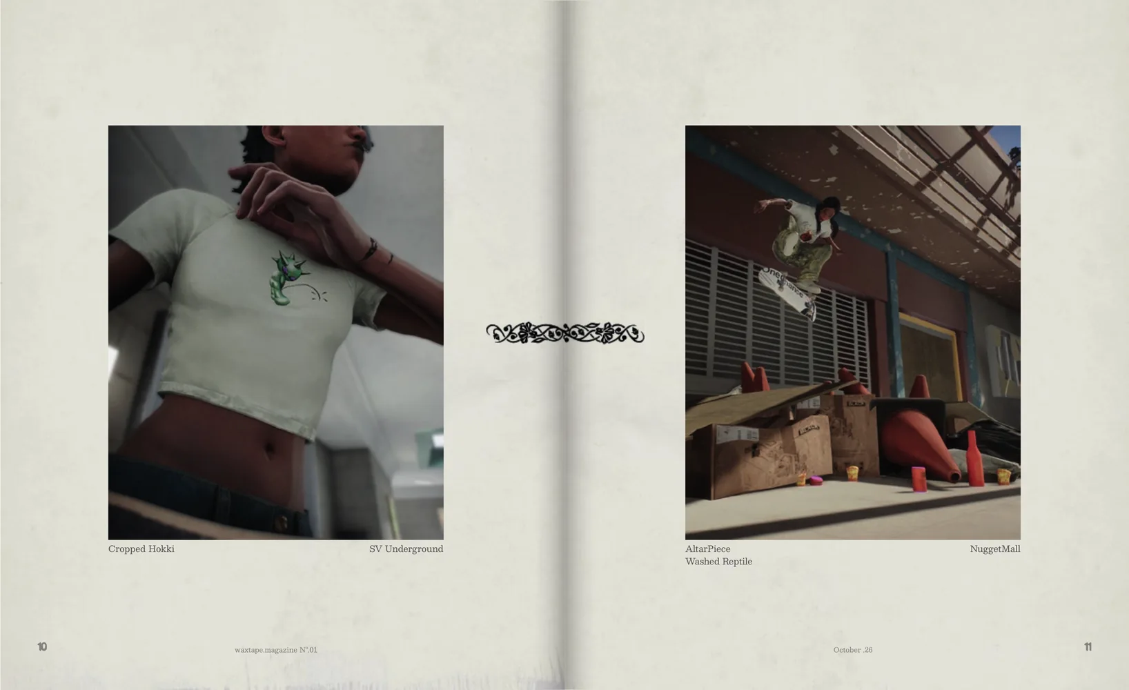 Waxtape Nº 01, pages 10–11 of 44